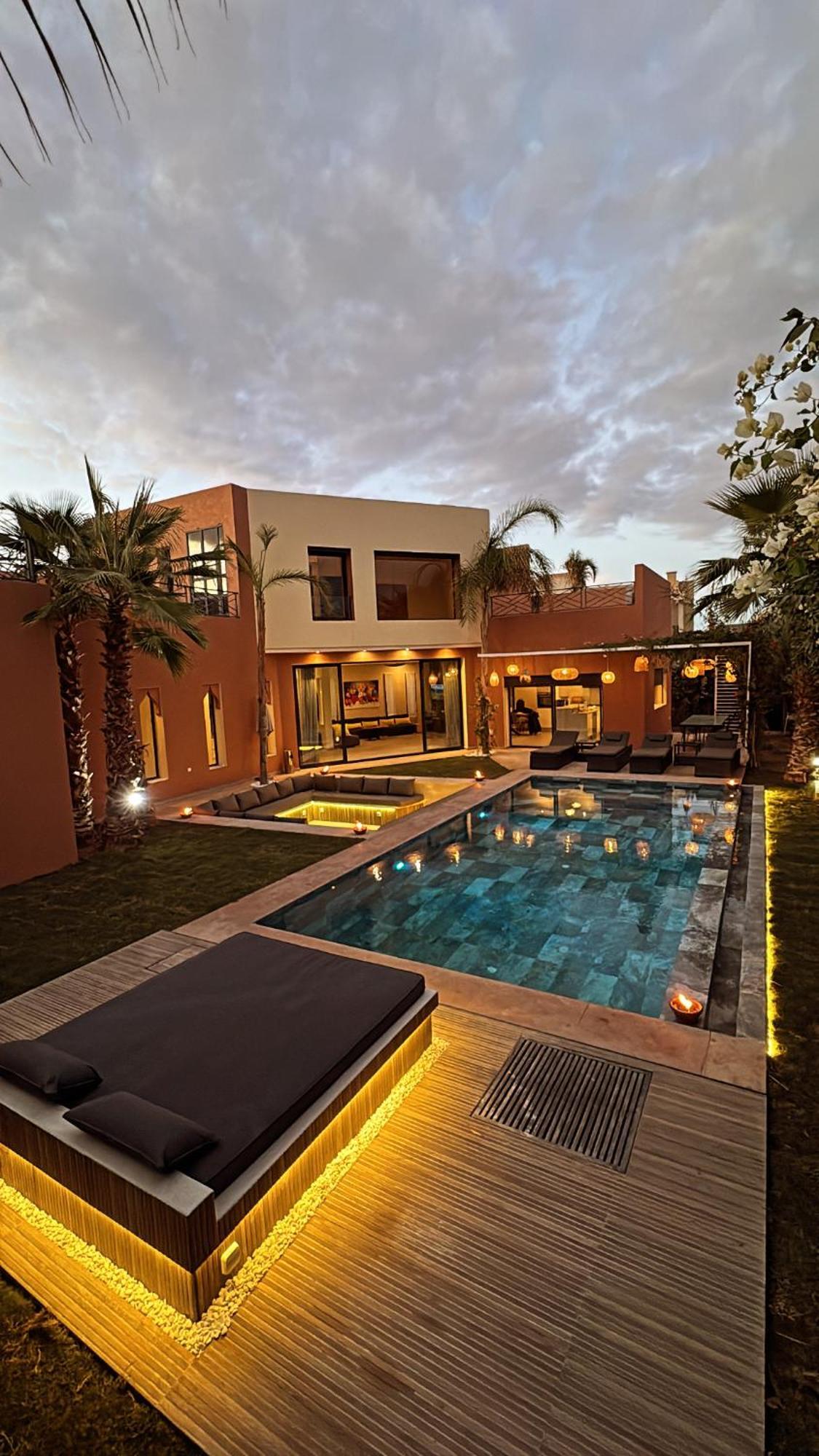 Mattia Piscine Chauffee Sans Vis A Vis Marrakesch